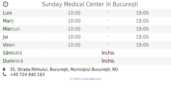 Programul De Lucru Laboretica S R L Strada Ziduri Intre Vii Nr 19 Corp B Sector 2 BucureÈ™ti Contacte