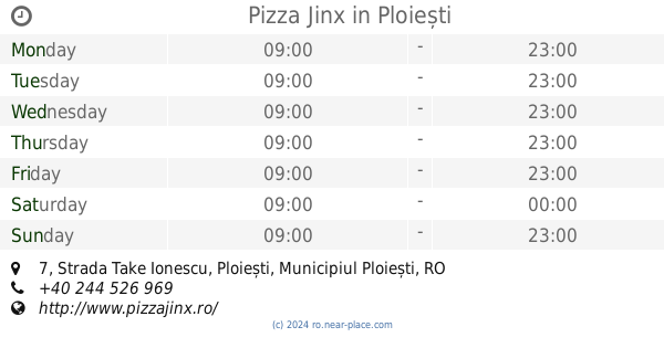 Opening Times Contacts